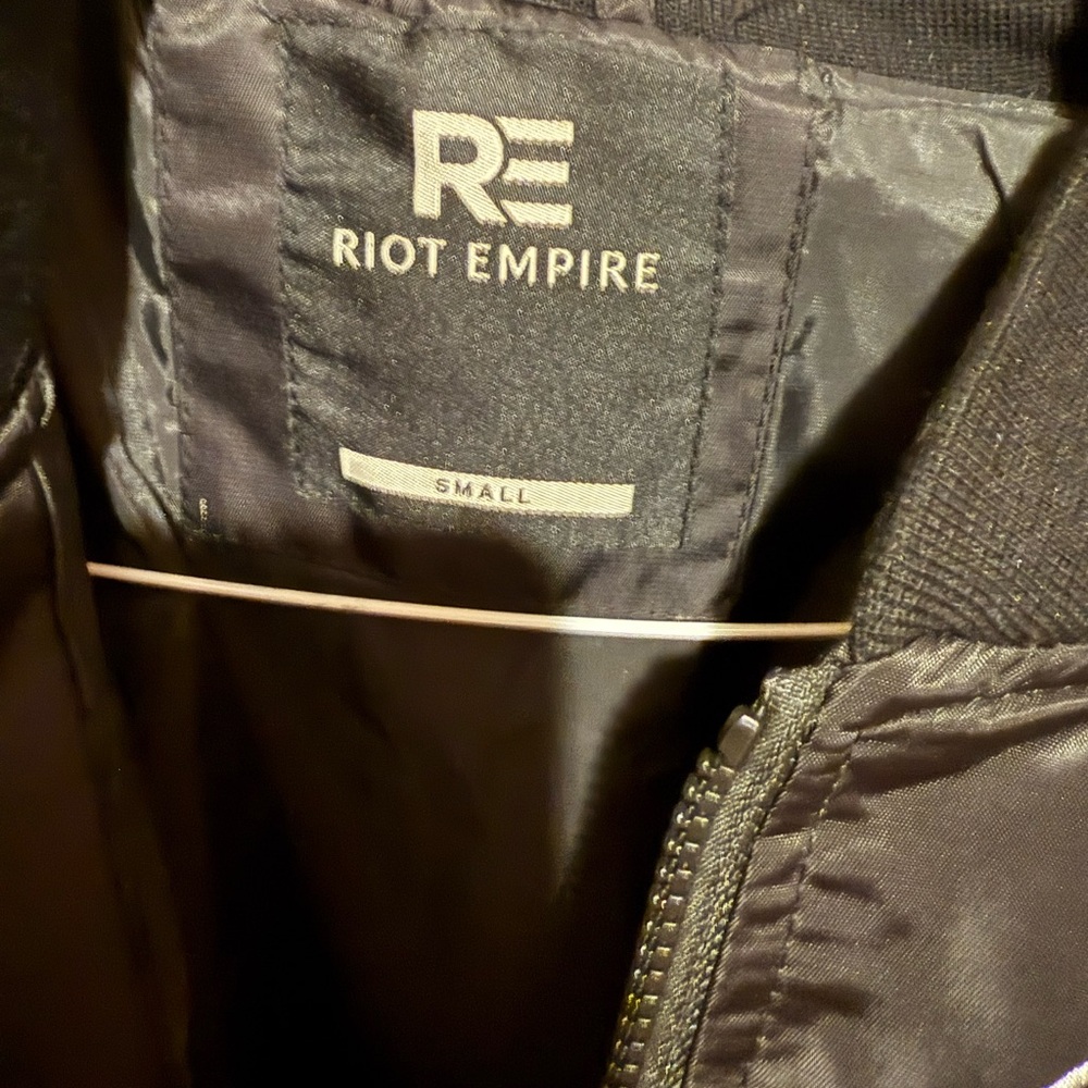 Red and Black Riot Empire Racing Jacket - Picture 3 of 5